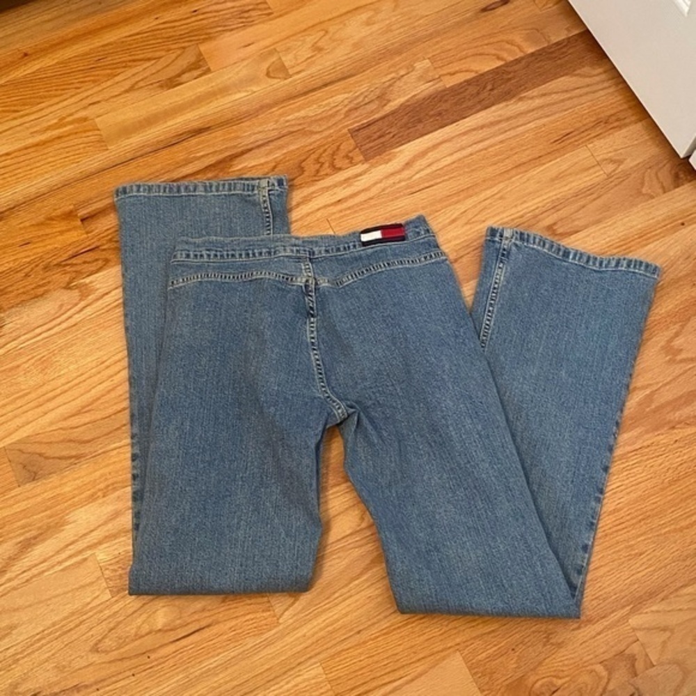 Tommy Hilfiger Lola Vintage Jeans Size 27 Flag Logo - Picture 2 of 10